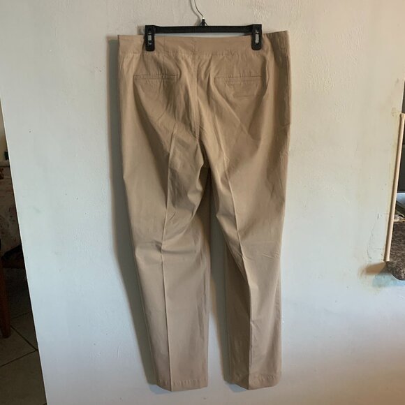 Talbots Tan Wide Leg Pants - Picture 3 of 4